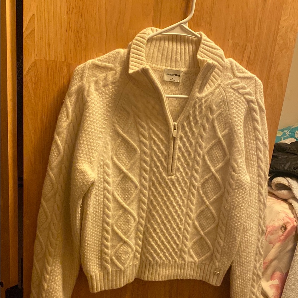 Cozy White Sweater